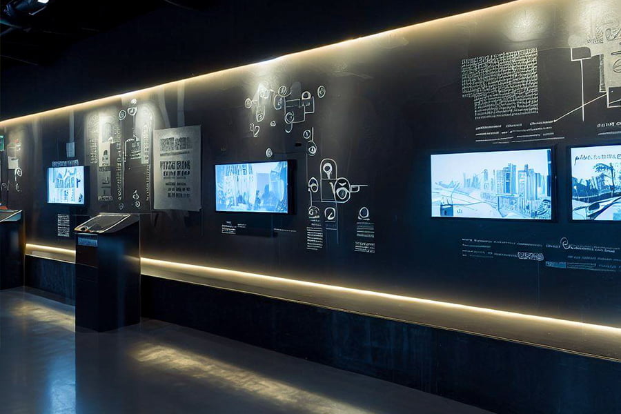 展廳設(shè)計(jì)，展廳設(shè)計(jì)效果圖，九來九往展廳設(shè)計(jì)公司