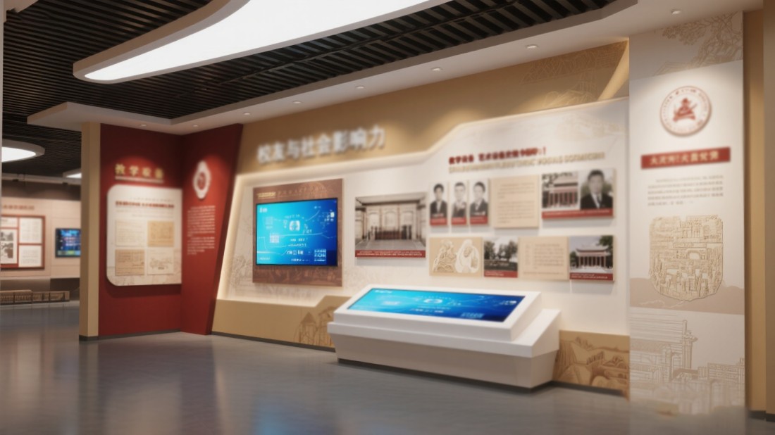 校史館空間設計，校史展廳