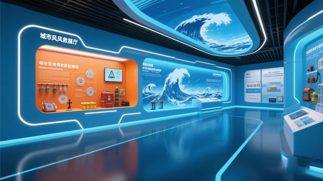 多媒體防震減災科普教育基地效果圖