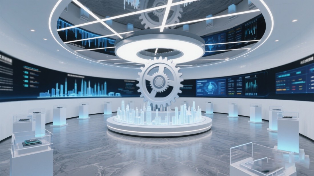 互動企業(yè)展廳效果圖