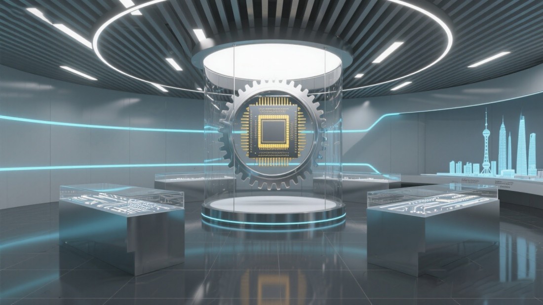 高科技企業(yè)文化展廳設(shè)計效果圖